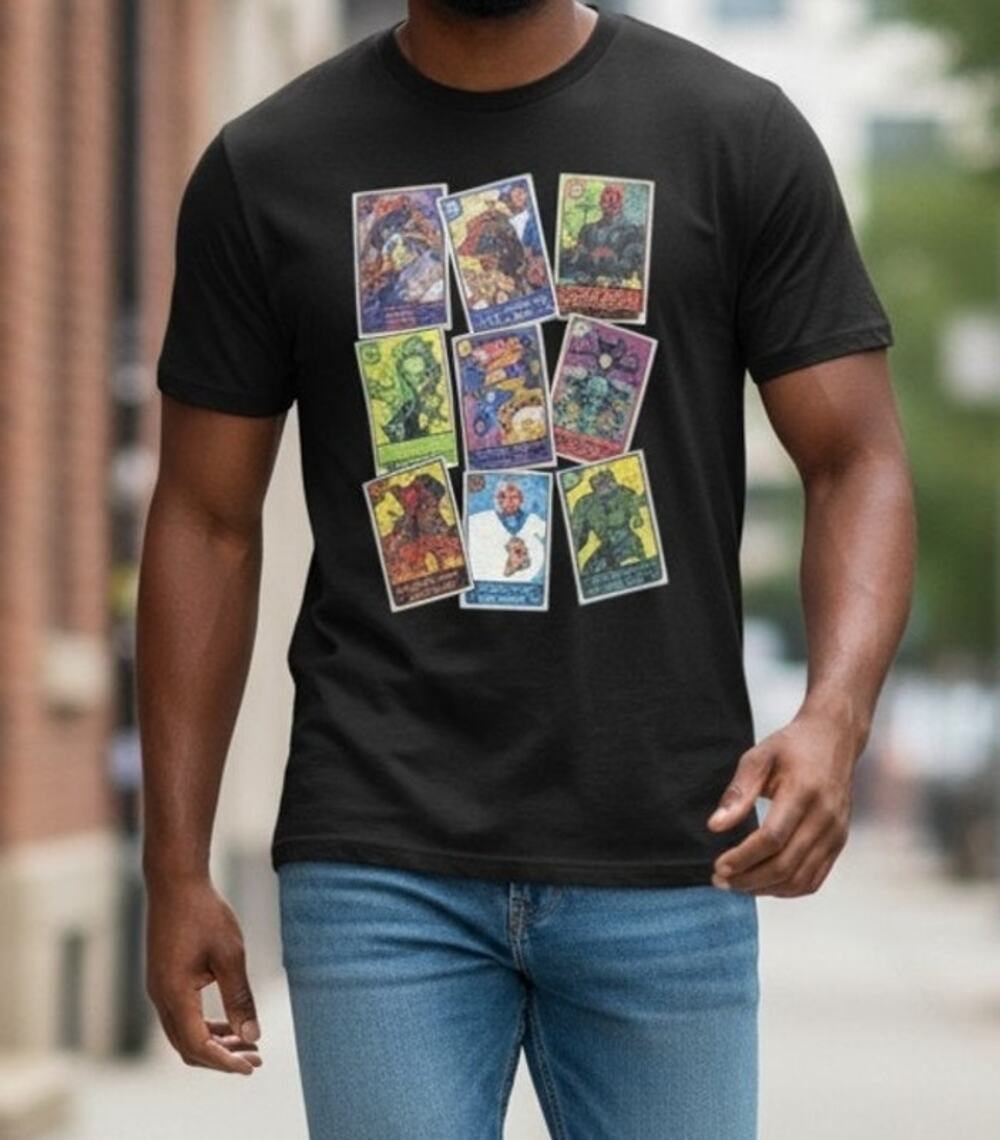 Marvel Graphic T-Shirt Men's XL Klaw Juggernaut Red Skull Modok Hela & Mephisto
